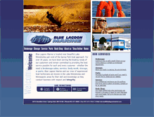 Tablet Screenshot of bluelagoonmarine.com